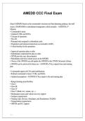 AMEDD CCC Final Exam &ndash; Study Guide & Practice Questions