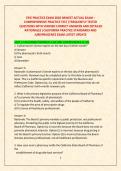 CPJE PRACTICE EXAM 2026 NEWEST ACTUAL EXAM &ndash; &NewLine;COMPREHENSIVE PRACTICE TEST &vert;FREQUENTLY TESTED &NewLine; QUESTIONS WITH VERIFIED CORRECT ANSWERS AND DETAILED RATIONALES &vert;CALIFORNIA PRACTICE STANDARDS AND JURISPRUDENCE EXAM LATEST UPDATE