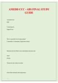 AMEDD CCC ABS Final Study Guide &ndash; Army Medical Department Exam Prep