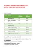 EVOLVE HESI FUNDAMENTALS EXAM QUESTIONS COMPLETE WITH 100&percnt; VERIFIED ANSWERS