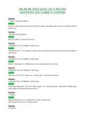 HD 205-DR&period; SHAN JIANG CH&period;1 UPDATED&NewLine;QUESTIONS AND CORRECT ANSWERS