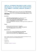 VIRTUAL ATI PREDICTOR GREEN LIGHT LATEST 2025-2026 REAL EXAM QUESTIONS 180 QUESTIONS AND CORRECT ANSWERS &vert;&vert;ALREADY GRADED A&plus;