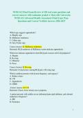 Bundle for NURS 612 Exams 1&comma; 2&comma; 3&comma; and Final Exam Prep  with 1000&plus; real exam questions and correct answers graded A Maryville University&sol; NURS 612 Advanced Health Assessment Exams 1&comma; 2 & 3  and Final exam Prep- Questions and Correct  Answers 2026-2027