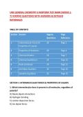 UNE GENERAL CHEMISTRY II MIDTERM TEST BANK &lpar;WEEKS 1-7&rpar; VERIFIED QUESTIONS WITH ANSWERS & DETAILED RATIONALES