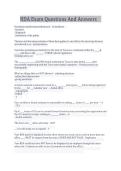 Texas RDA &lpar;Registered Dental Assistant&rpar;Exam&period; Questions and Answers For Certification