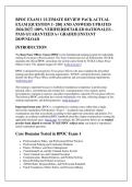 BPOC EXAM 1 ULTIMATE REVIEW PACK ACTUAL &NewLine;EXAM &lbrack;QUESTION 1- 200&rsqb; AND ANSWERS UPDATED &NewLine;2026&sol;2027&vert; 100&percnt; VERIFIED&vert;DETAILED RATIONALES &NewLine;PASS GUARANTEED A&plus; GRADED &vert;INSTANT &NewLine;DOWNLOAD 