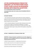 ATI PN COMPREHENSIVE PREDICTOR 2026&sol;2027 &vert; ATI PN PROCTORED EXAM STUDY GUIDE & NCLEX-PN READINESS REVIEW WITH PRACTICE QUESTIONS