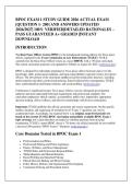 BPOC EXAM 1 STUDY GUIDE 2026 ACTUAL EXAM &NewLine;&lbrack;QUESTION 1- 200&rsqb; AND ANSWERS UPDATED &NewLine;2026&sol;2027&vert; 100&percnt; VERIFIED&vert;DETAILED RATIONALES &NewLine;PASS GUARANTEED A&plus; GRADED &vert;INSTANT &NewLine;DOWNLOAD