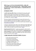 BPOC Exam 1 ACTUAL EXAM &lbrack;QUESTION 1- 200&rsqb; AND &NewLine;ANSWERS UPDATED 2026&sol;2027&vert; 100&percnt; VERIFIED&vert;DETAILED &NewLine;RATIONALES &ndash;PASS GUARANTEED A&plus; GRADED &vert;INSTANT &NewLine;DOWNLOAD 