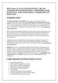 BPOC Exam 1 ACTUAL EXAM &lbrack;QUESTION 1- 200&rsqb; AND &NewLine;ANSWERS UPDATED 2026&sol;2027&vert; 100&percnt; VERIFIED&vert;DETAILED &NewLine;RATIONALES &ndash;PASS GUARANTEED A&plus; GRADED &vert;INSTANT &NewLine;DOWNLOAD 