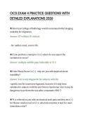 OCS EXAM 4 PRACTICE QUESTIONS WITH&NewLine;DETAILED EXPLANATIONS 2026&NewLine;