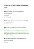 OCS EXAM 5 CERTIFICATION PREPARATION&NewLine;GUIDE