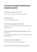 OCS EXAM 5 EXAMPREP QUESTIONS AND&NewLine;DETAILED SOLUTIONS