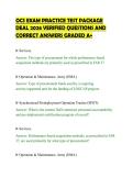 OCS EXAM PRACTICE TEST PACKAGE&NewLine;DEAL 2026 VERIFIED QUESTIONS AND&NewLine;CORRECT ANSWERS GRADED A&plus;&NewLine;