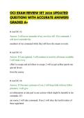 OCS EXAM REVIEW SET 2026 UPDATED&NewLine;QUESTIONS WITH ACCURATE ANSWERS&NewLine;GRADED A&plus;