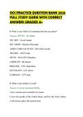 OCS PRACTICE QUESTION BANK 2026&NewLine;FULL STUDY GUIDE WITH CORRECT&NewLine;ANSWERS GRADED A&plus;