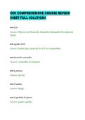 ODS COMPREHENSIVE COURSE REVIEW&NewLine;SHEET FULL SOLUTIONS