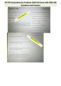 Ace ATI PN Comprehensive Predictor Exit Level 3 Proctored Assessment with All NGN and 180 Screenshot Questions with Correct Answers for 2026 PN ATI Comprehensive Predictor Exit Proctored Exam