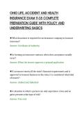 OHIO LIFE&comma; ACCIDENT AND HEALTH&NewLine;INSURANCE EXAM 11-35 COMPLETE&NewLine;PREPARATION GUIDE WITH POLICY AND&NewLine;UNDERWRITING BASICS