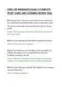 OHIO LIFE INSURANCE EXAM 4 COMPLETE&NewLine;STUDY GUIDE AND LICENSING REVIEW 2026&NewLine;