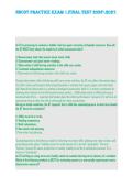 NBCOT Practice Exam 1&period;Final Test 20262027&period;&NewLine;