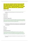 OHIO LEAD RISK ASSESSOR COMPLETE EXAM QUESTIONS &NewLine;AND VERIFIED ANSWERS &vert; 2026&ndash;2027 LATEST UPDATE &vert; &NewLine;GUARANTEED PASS &vert; DETAILED RATIONALES &vert; FULL STUDY &NewLine;GUIDE &vert; EXAM PREP &vert; PRACTICE TEST &vert; CERTIFICATION &NewLine;PREPARATION