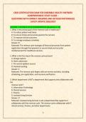 CRCR CERTIFICATION EXAM FOR ENSEMBLE HEALTH PARTNERS &NewLine;COMPREHENSIVE STUDY GUIDE &ndash;  QUESTIONS WITH CORRECT ANSWERS AND DETAILED RATIONALES&vert; LATEST UPDATE 2026&sol;2027 