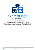 Eiken Foundation of Japan EIKEN IELTS &lpar;International English Language Testing System&rpar;