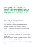 Eiken Grade Pre-1 Practice Test Complete Questions And Answers A&plus; Verified 100&percnt; Correct Latest Update 2025 &sol;2026 Guaranteed Pass Exam