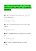 OHSAA COMPREHENSIVE TEST SCRIPT&NewLine;2026 QUESTIONS WITH SOLUTIONS 100&percnt;&NewLine;CORRECT