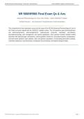 NR 566 FINAL ACTUAL EXAM 2026&sol;2027 &vert; Advanced Pharmacology for Care of the Family &vert; Qs & Verified Answers &vert; Pass Guaranteed - A&plus; Graded&NewLine;&NewLine;
