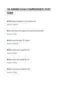 OIL BURNERS EXAM COMPREHENSIVE STUDY&NewLine;GUIDE&NewLine;