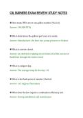 OIL BURNERS EXAM REVIEW STUDY NOTES&NewLine;