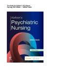 Test Bank For Keltner's Psychiatric Nursing 9th Edition By Debbie Steele &vert; Chapters 1-36 Complete &vert; ISBN 9780323791960