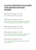 OKLAHOMA JURISPRUDENCE EXAM EXAMPREP&NewLine;TESTED QUESTIONS AND DETAILED&NewLine;SOLUTIONS