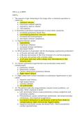 NSG 3850&sol; NSG3850 Quiz for units 3&comma; 4&comma; 5 with Complete Accurate Questions and Answers &lpar;Verified Answers&rpar; &vert; Latest &lpar;2026&sol;2027&rpar; Updated Version - Galen College Of Nursing