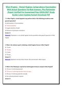West Virginia - Dental Hygiene Jurisprudence Examination With Actual Questions Verified Answers &vert;  Complete Package Bundle