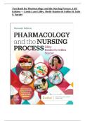 Test Bank For Pharmacology And The Nursing Process 11th Edition By Linda Lane Lilley&comma; Shelly Rainforth Collins & Julie S&period; Snyder &vert; ISBN 9780443119415