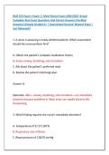 NUR 253 Exam 1 Exam &vert;&vert; Most Recent Exam 2026&vert;2027 Actual &NewLine;Complete Real Exam Questions And Correct Answers &lpar;Verified &NewLine;Answers&rpar; Already Graded A&plus; &vert; Guaranteed Success&excl; Newest Exam &vert; &NewLine;Just Released&excl;&excl;