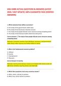 WGU D089 ACTUAL QUESTIONS & ANSWERS &lpar;LATEST &NewLine;2026 &sol; 2027 UPDATE&rpar; 100&percnt; GUARANTEE PASS &lpar;VERIFIED &NewLine;ANSWERS&rpar;&NewLine;