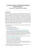 FCLE Exam 2026&sol;2027 &ndash; Florida Civic Literacy Examination &vert; Comprehensive Assessment &vert; 100 Practice Questions with Verified Answers