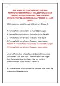 SFDC ADMIN 201 EXAM SALESFORCE CERTIFIED &NewLine;ADMINISTRATOR EXAM NEWEST 2026&sol;2027 ACTUAL EXAM &NewLine;COMPLETE 200 QUESTIONS AND CORRECT DETAILED &NewLine;ANSWERS &lpar;VERIFIED ANSWERS&rpar; &vert;ALREADY GRADED A&plus;&vert;&vert;JUST &NewLine;OUT&excl;&excl;&excl;