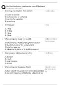 Certified Medication Aide Practice Exam 2 Flashcards 2026 &sol; Score 100&percnt; &sol; CMA Test Q&A