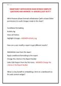SMARTSHEET CERTIFICATION EXAM DETAIED COMPLETE &NewLine;QUESTIONS AND ANSWERS  A&plus; GRADED&vert;&vert;JUST OUT&excl;&excl;&excl;
