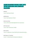 OLERE EXAMPREP REVIEW SHEET WITH&NewLine;TESTED QUESTIONS AND COMPLETE&NewLine;SOLUTIONS