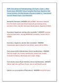 NURS 5315 Advanced Pathophysiology UTA Exam 1 Exam &vert;&vert; Most &NewLine;Recent Exam 2026&vert;2027 Actual Complete Real Exam Questions And &NewLine;Correct Answers &lpar;Verified Answers&rpar; Already Graded A&plus; &vert; Guaranteed &NewLine;Success&excl; Newest Exam &vert; Just Released&excl;&excl; 