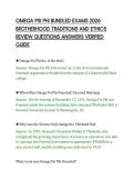 OMEGA PSI PHI BUNDLED EXAMS 2026&NewLine;BROTHERHOOD TRADITIONS AND ETHICS&NewLine;REVIEW QUESTIONS ANSWERS VERIFIED&NewLine;GUIDE&NewLine;