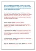 NURS 5315 Advanced Pathophysiology UTA Exam 1 Exam &vert;&vert; Most &NewLine;Recent Exam 2026&vert;2027 Actual Complete Real Exam Questions And &NewLine;Correct Answers &lpar;Verified Answers&rpar; Already Graded A&plus; &vert; Guaranteed &NewLine;Success&excl; Newest Exam &vert; Just Released&excl;&excl; 