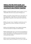 OMEGA PSI PHI TEST BANK 2026&NewLine;COMPREHENSIVE QUESTIONS AND&NewLine;ACCURATE SOLUTIONS VERIFIED