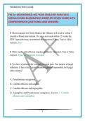 NURS 5433 &sol; Module 6 Exam Study Guide&colon; Respiratory Management&comma; Asthma GINA & COPD GOLD Guidelines &lpar;2026&sol;2027 Edition&rpar; &ndash; Graded A&plus;